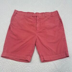 Polo Ralph Lauren Mens Slim GI Fit‎ Pima Cotton Chino Shorts Coral Pink Size 38
